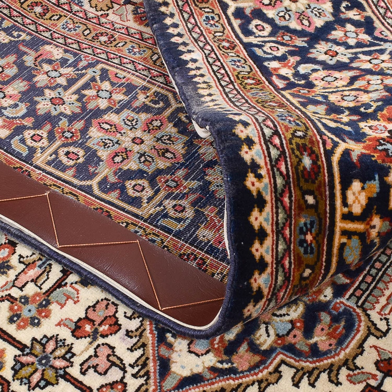 Alfombra persa - Ghom - 220 x 136 cm - óxido