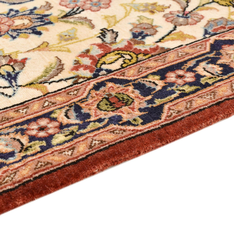 Alfombra de pasillo Alfombra Persa - Ghom - Royal - 195 x 58 cm - beige claro