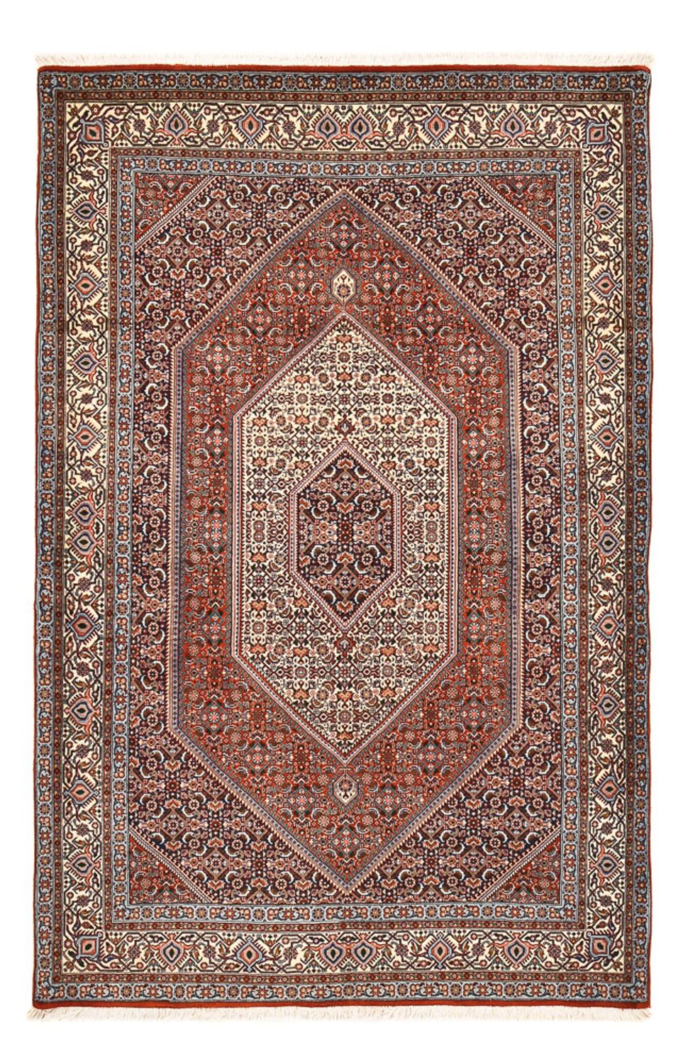 Alfombra persa - Bidjar - 212 x 138 cm - óxido