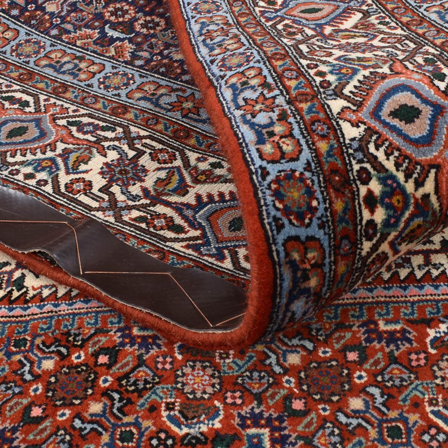 Alfombra persa - Bidjar - 212 x 138 cm - óxido