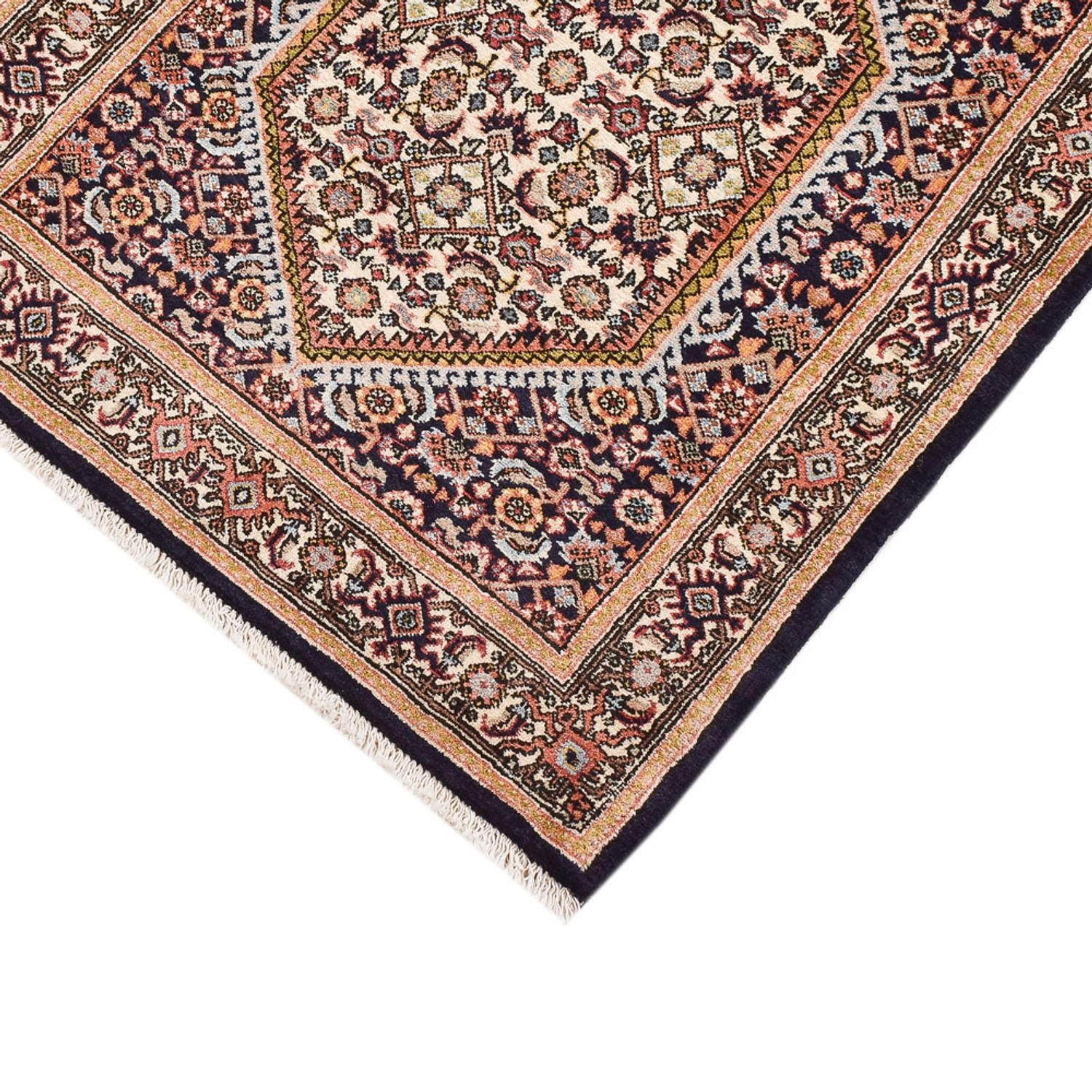 Alfombra de pasillo Alfombra persa - Bidjar - 267 x 72 cm - óxido