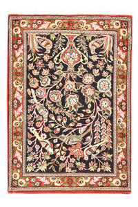 Alfombra persa - Ghom - 81 x 57 cm - multicolor