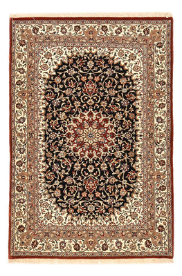 Alfombra Persa - Ghom - Royal - 154 x 103 cm - azul oscuro