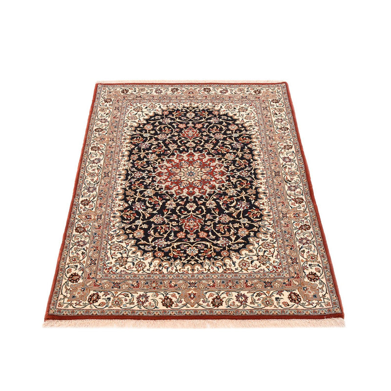 Alfombra Persa - Ghom - Royal - 154 x 103 cm - azul oscuro
