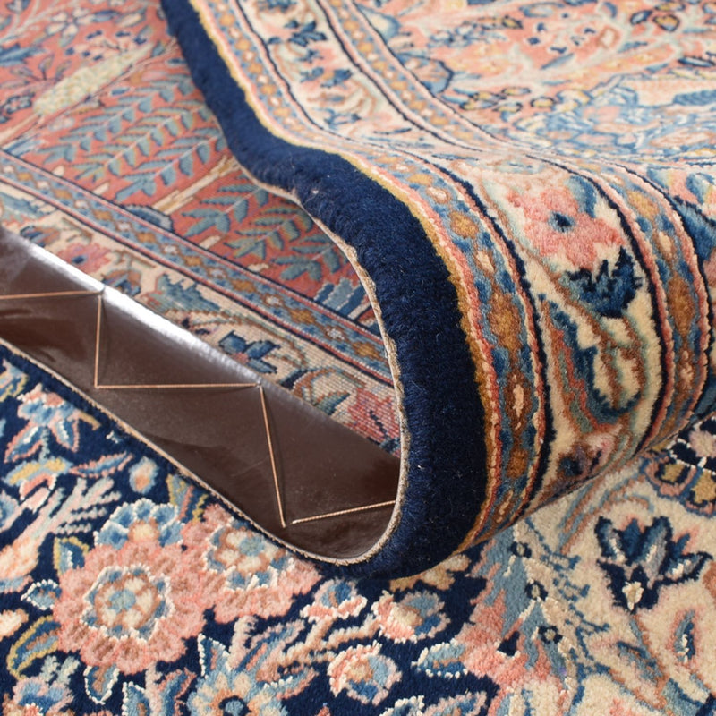 Alfombra persa - Real - 290 x 200 cm - azul oscuro