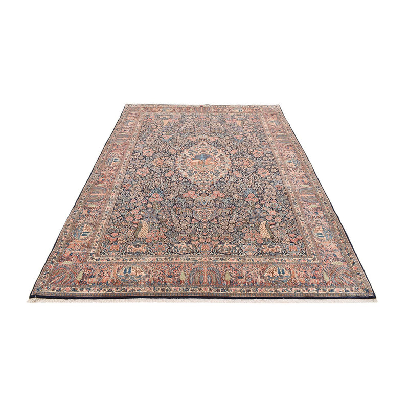 Alfombra persa - Real - 290 x 200 cm - azul oscuro