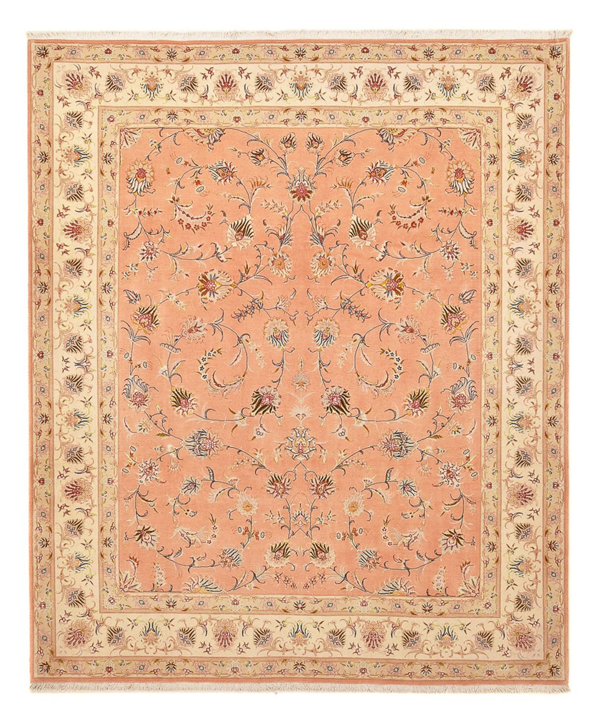 Alfombra Persa - Tabriz - Real - 305 x 248 cm - rojo claro