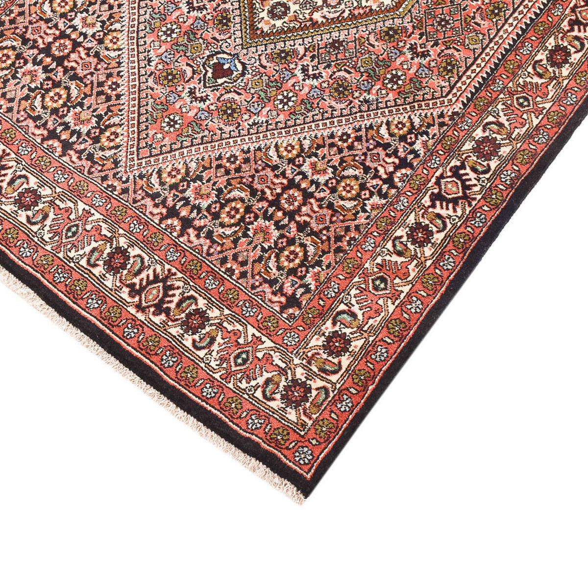 Alfombra persa - Bidjar - 156 x 88 cm - óxido