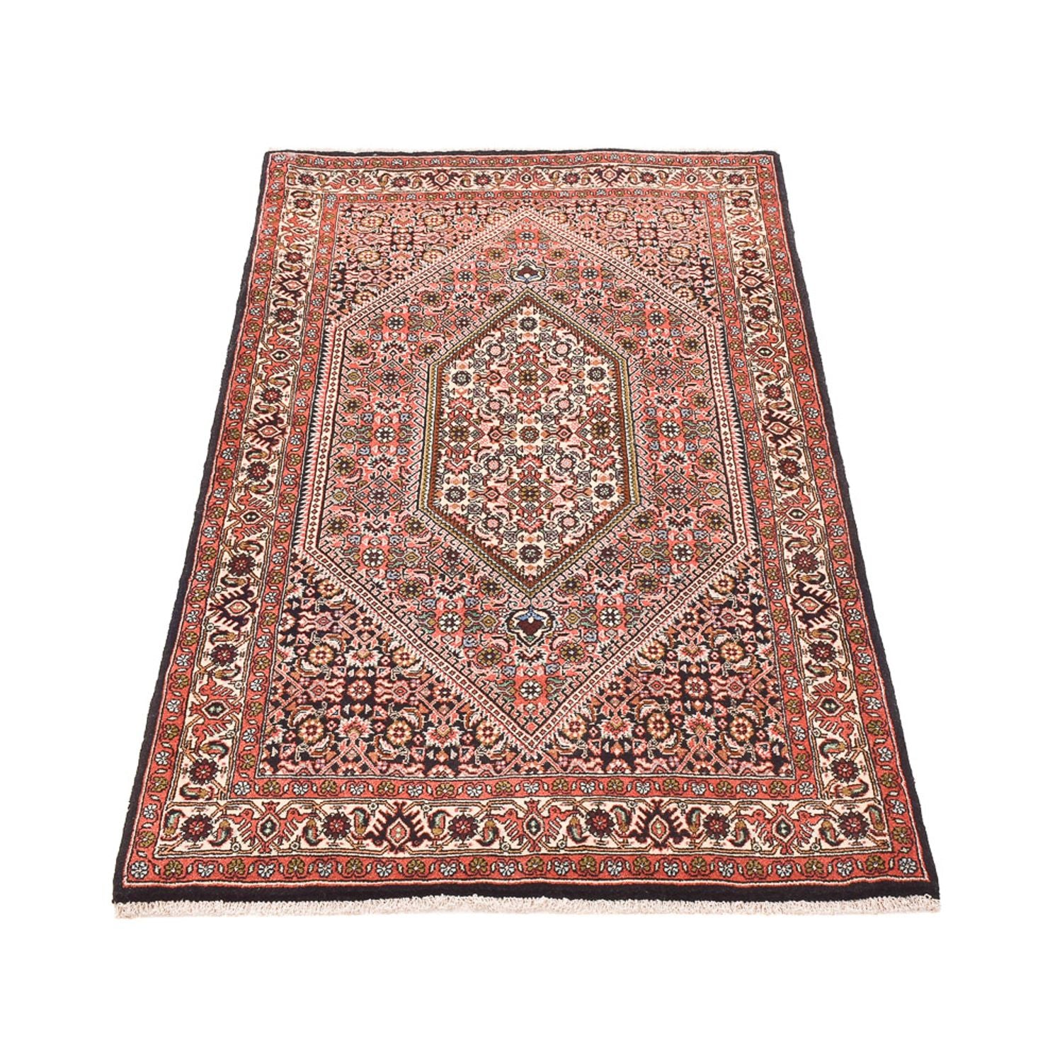 Alfombra persa - Bidjar - 156 x 88 cm - óxido