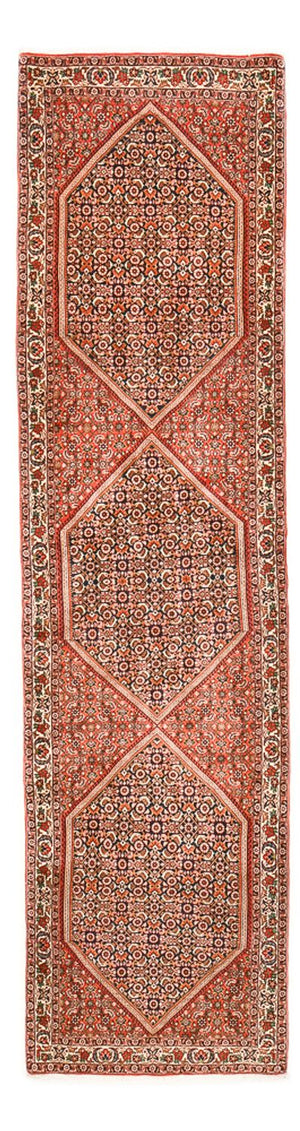 Alfombra de pasillo Alfombra persa - Bidjar - 320 x 84 cm - óxido