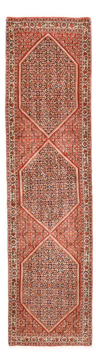 Alfombra de pasillo Alfombra persa - Bidjar - 320 x 84 cm - óxido