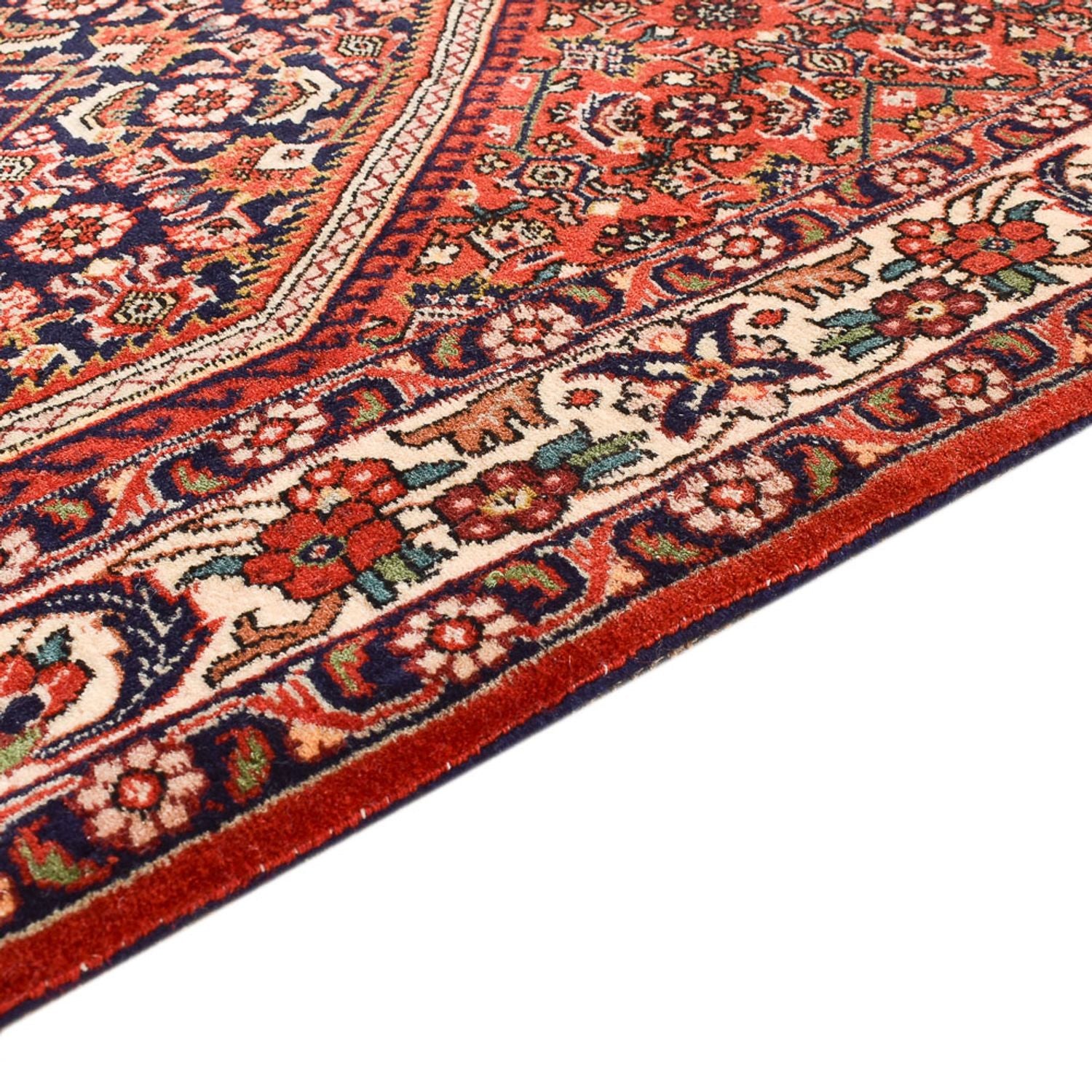 Alfombra de pasillo Alfombra persa - Bidjar - 320 x 84 cm - óxido