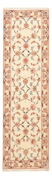 Alfombra de pasillo Alfombra Persa - Tabriz - Real - 262 x 77 cm - beige