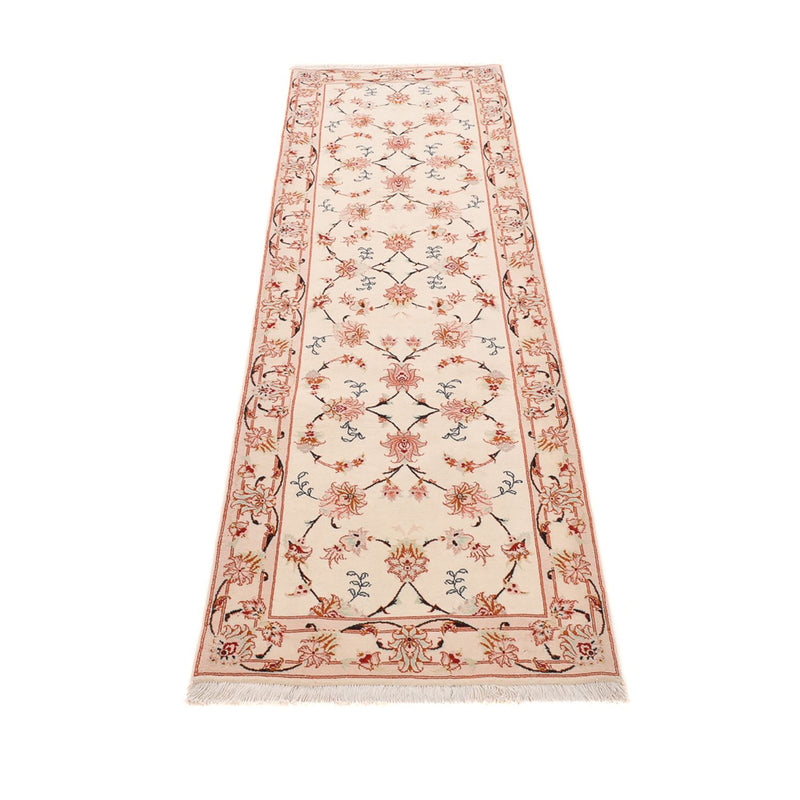 Alfombra de pasillo Alfombra Persa - Tabriz - Real - 262 x 77 cm - beige