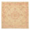 Alfombra Persa - Tabriz - Real cuadrado  - 248 x 242 cm - beige claro