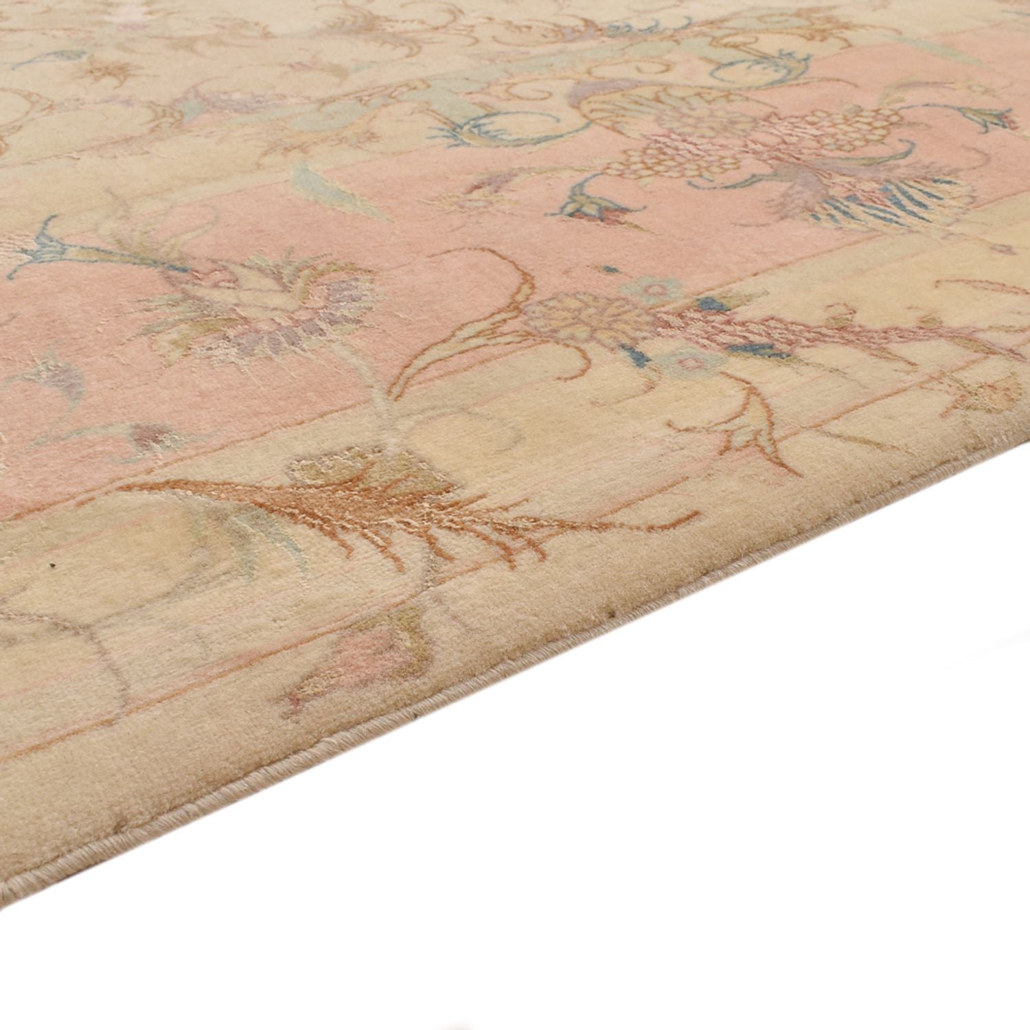 Alfombra Persa - Tabriz - Real cuadrado  - 248 x 242 cm - beige claro