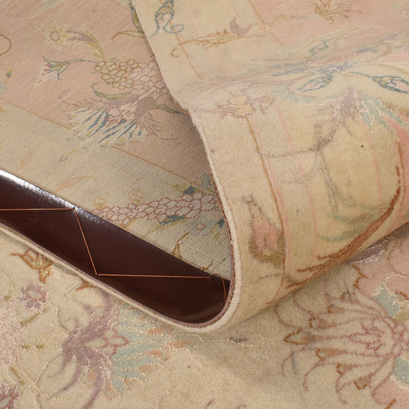 Alfombra Persa - Tabriz - Real cuadrado  - 248 x 242 cm - beige claro