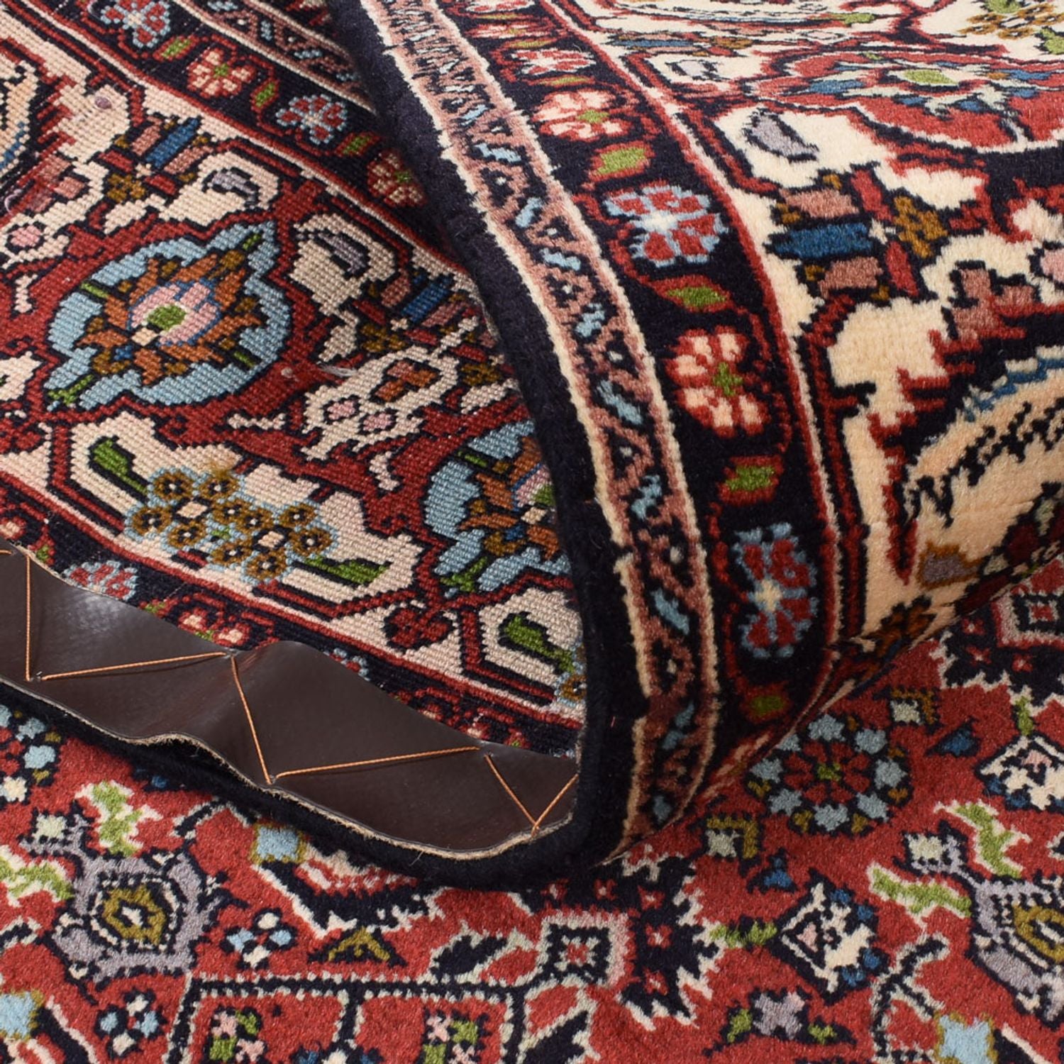 Alfombra persa - Bidjar - 219 x 137 cm - óxido