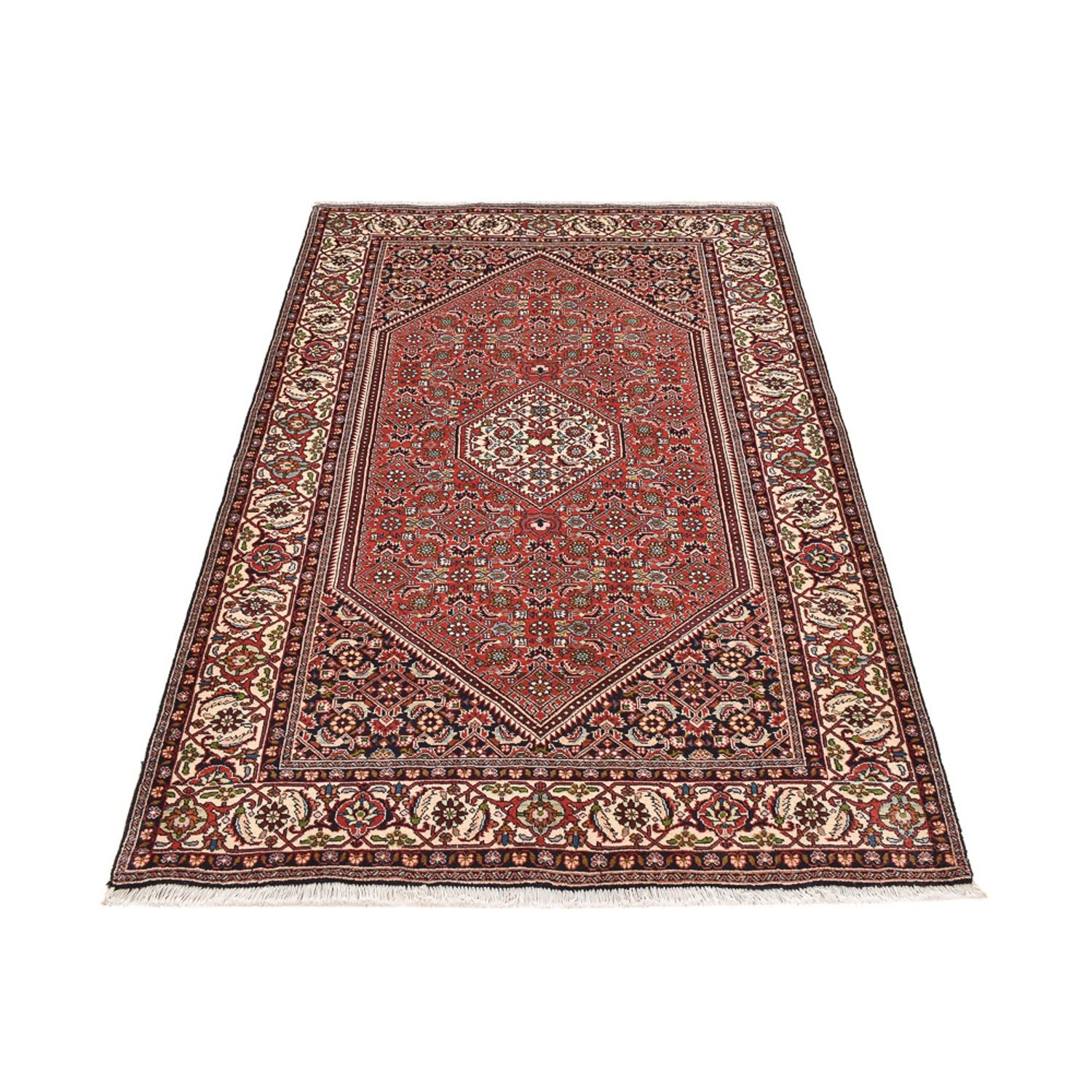 Alfombra persa - Bidjar - 219 x 137 cm - óxido