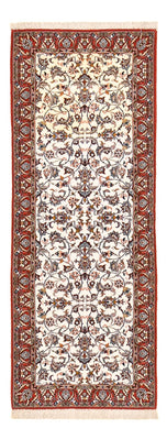 Alfombra de pasillo Alfombra Persa - Isfahan - Prima - 190 x 70 cm - beige oscuro