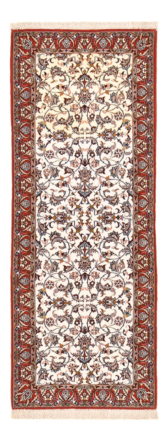 Alfombra de pasillo Alfombra Persa - Isfahan - Prima - 190 x 70 cm - beige oscuro