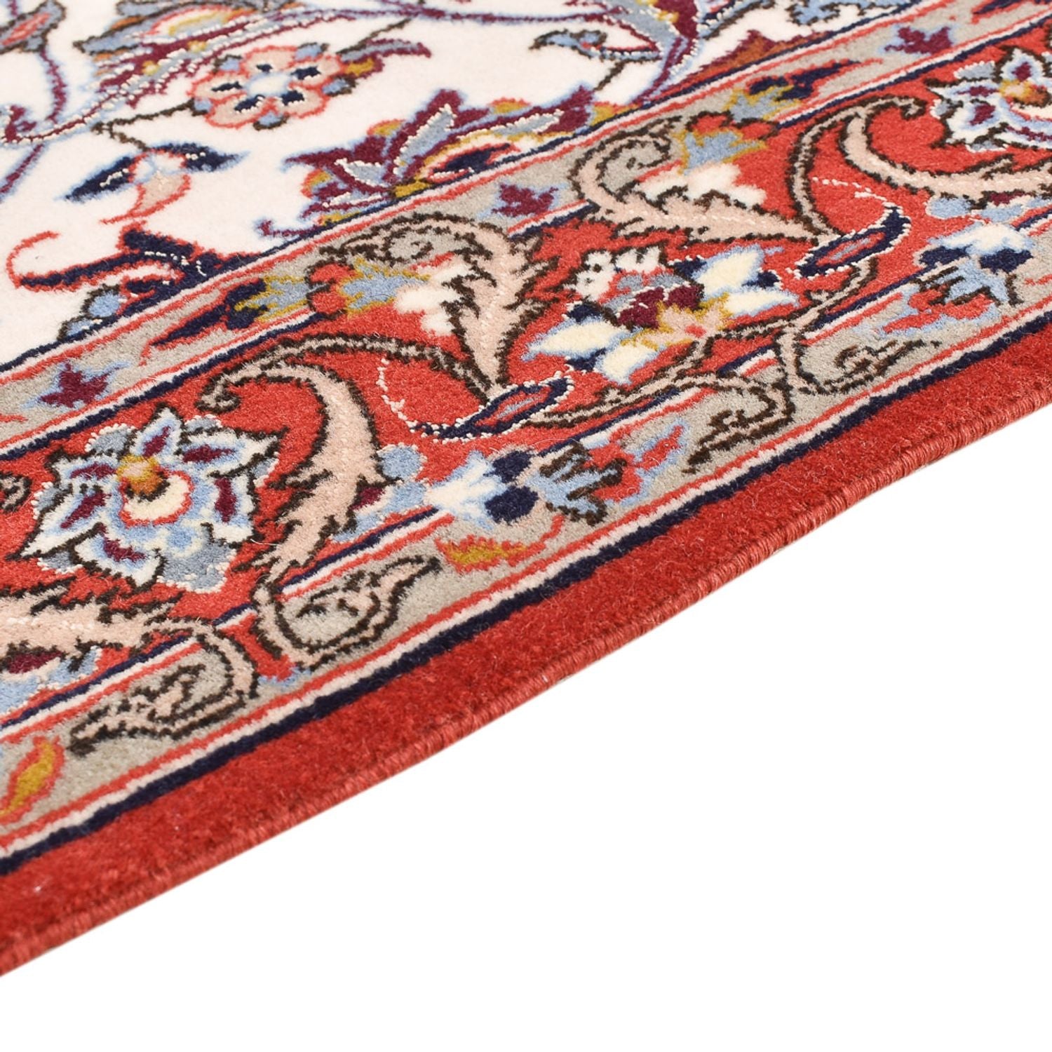 Alfombra de pasillo Alfombra Persa - Isfahan - Prima - 190 x 70 cm - beige oscuro