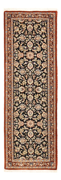 Alfombra de pasillo Alfombra Persa - Ghom - Royal - 155 x 55 cm - azul oscuro
