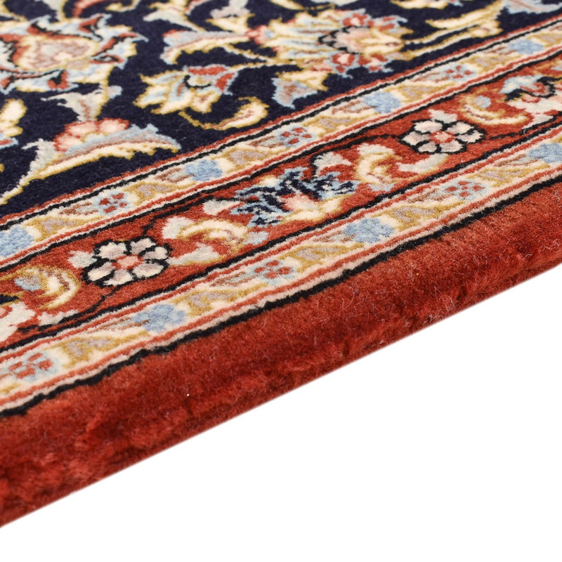 Alfombra de pasillo Alfombra Persa - Ghom - Royal - 155 x 55 cm - azul oscuro