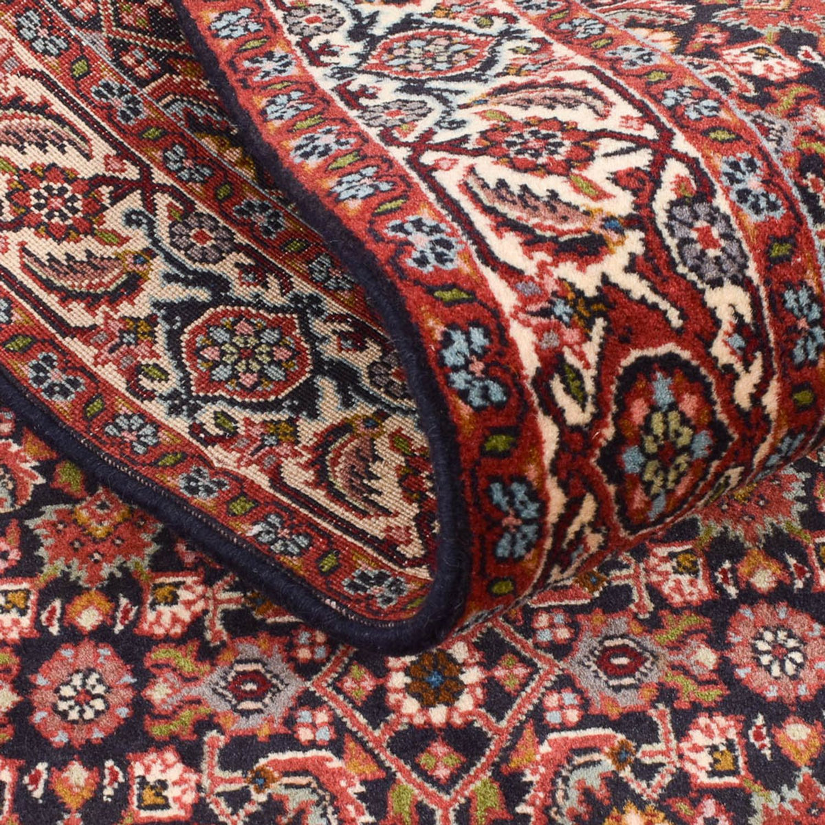 Alfombra de pasillo Alfombra persa - Bidjar - 296 x 87 cm - óxido