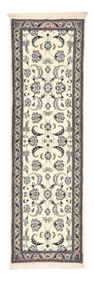 Alfombra de pasillo Alfombra Persa - Nain - Real - 202 x 58 cm - crema