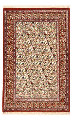 Alfombra Persa - Ghom - Royal - 157 x 101 cm - beige claro