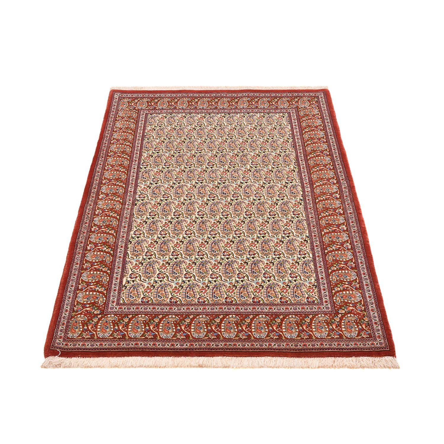 Alfombra Persa - Ghom - Royal - 157 x 101 cm - beige claro