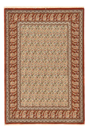 Alfombra Persa - Ghom - Royal - 150 x 105 cm - beige claro