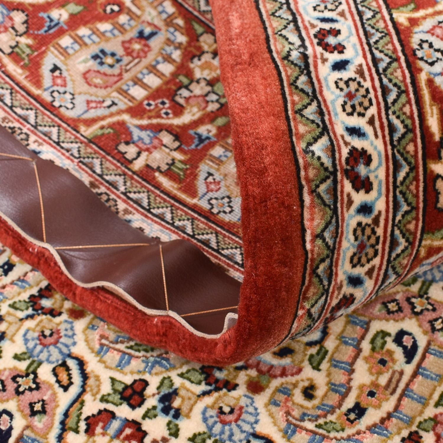 Alfombra Persa - Ghom - Royal - 150 x 105 cm - beige claro