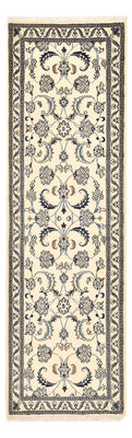 Alfombra de pasillo Alfombra Persa - Nain - Real - 199 x 60 cm - beige