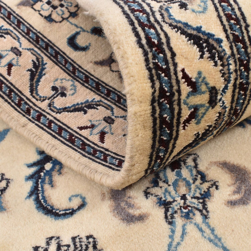 Alfombra de pasillo Alfombra Persa - Nain - Real - 199 x 60 cm - beige