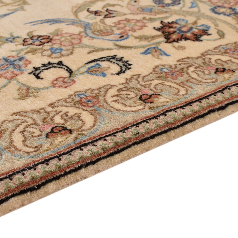 Alfombra de pasillo Alfombra persa - Ghom - 193 x 77 cm - beige