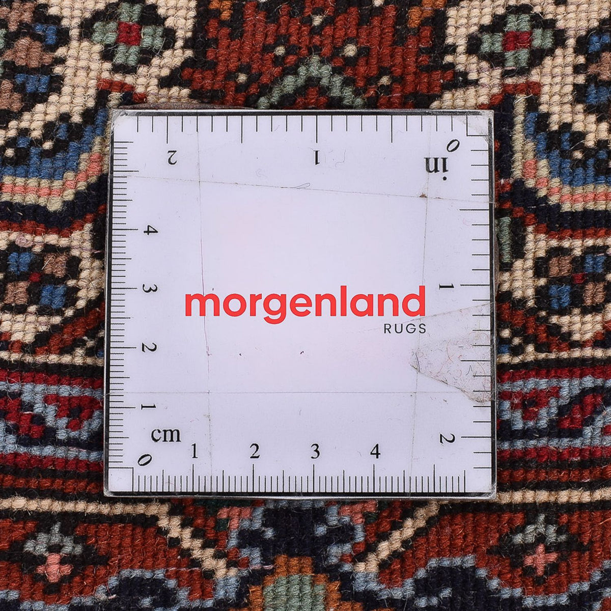 Alfombra de pasillo Alfombra persa - Bidjar - 392 x 76 cm - óxido