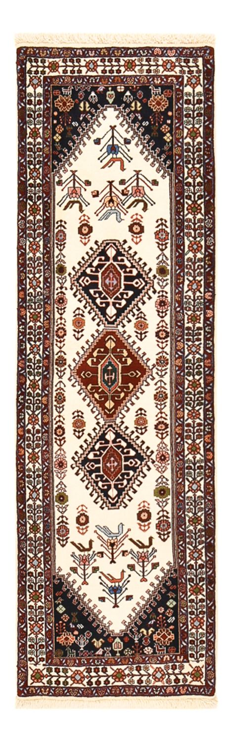 Alfombra de pasillo Alfombra Gabbeh - Persa Kashkuli - 200 x 63 cm - multicolor