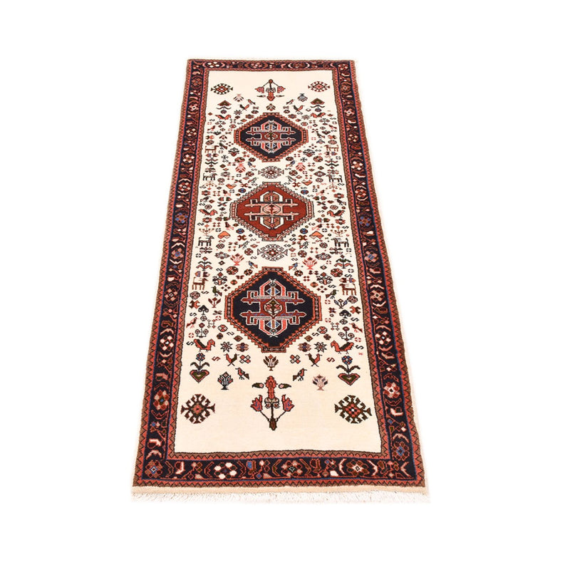 Alfombra de pasillo Alfombra Gabbeh - Persa Kashkuli - 205 x 65 cm - multicolor