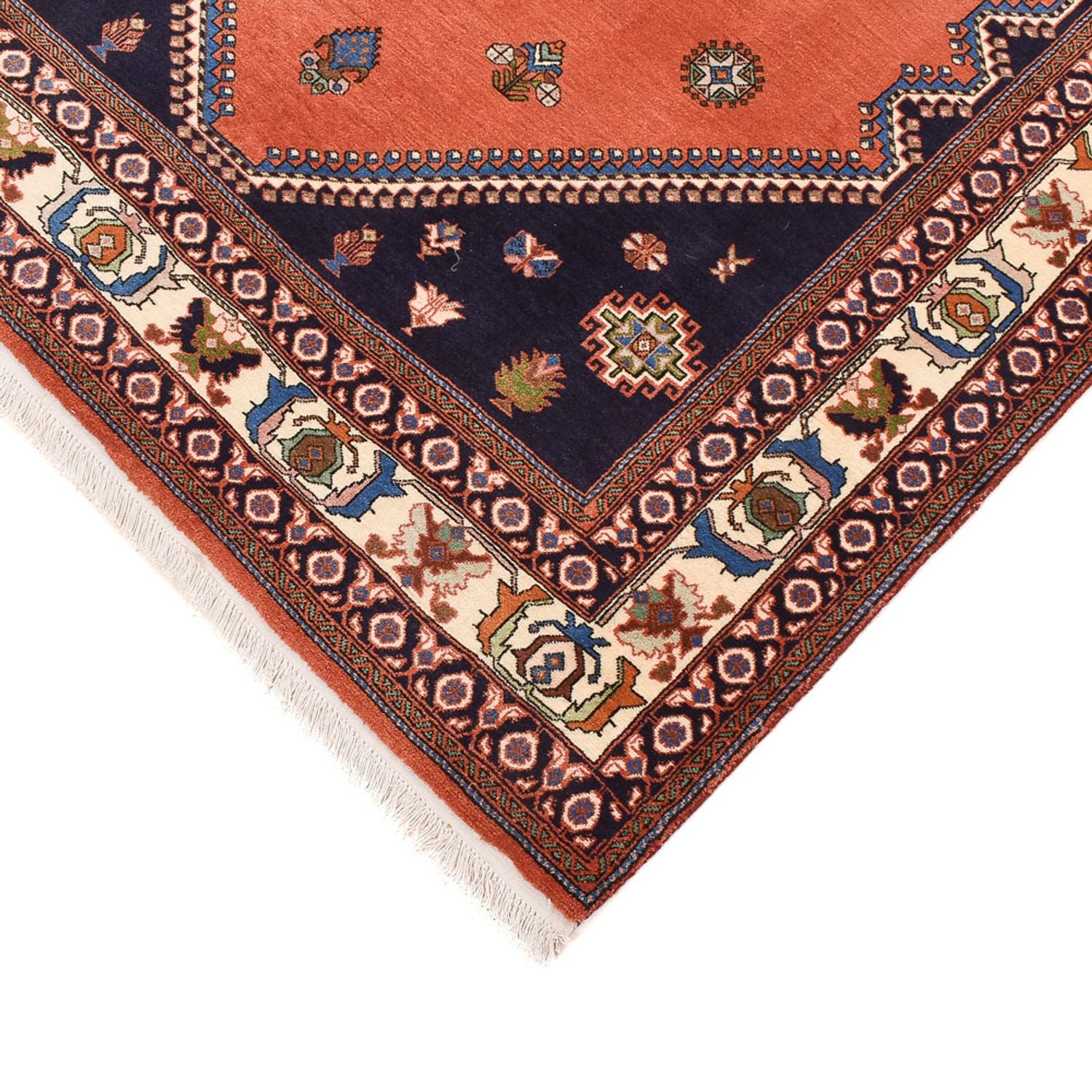 Alfombra Gabbeh - Persa Kashkuli - 255 x 163 cm - rojo