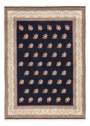 Alfombra Gabbeh - Persa Kashkuli - 240 x 175 cm - azul oscuro