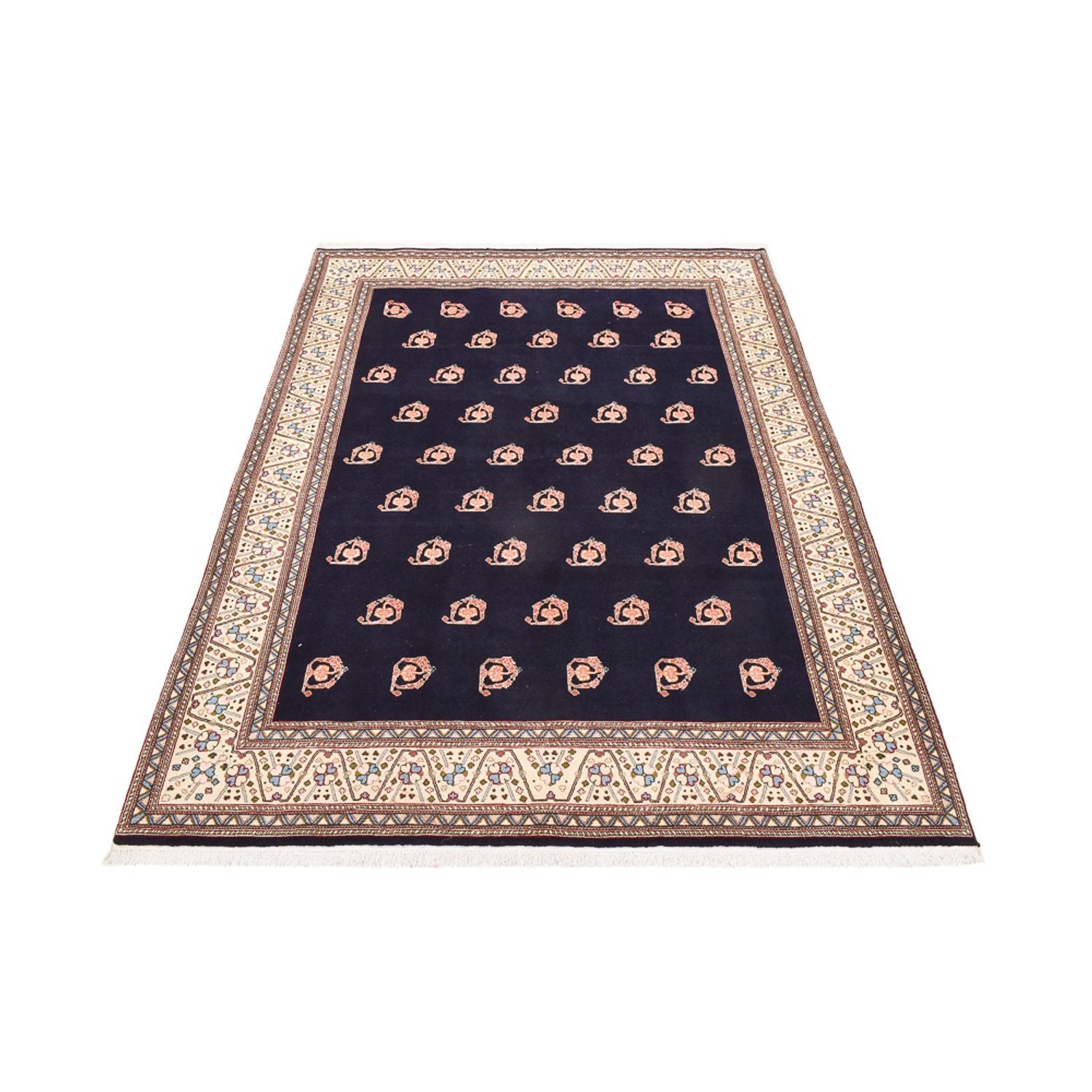 Alfombra Gabbeh - Persa Kashkuli - 240 x 175 cm - azul oscuro