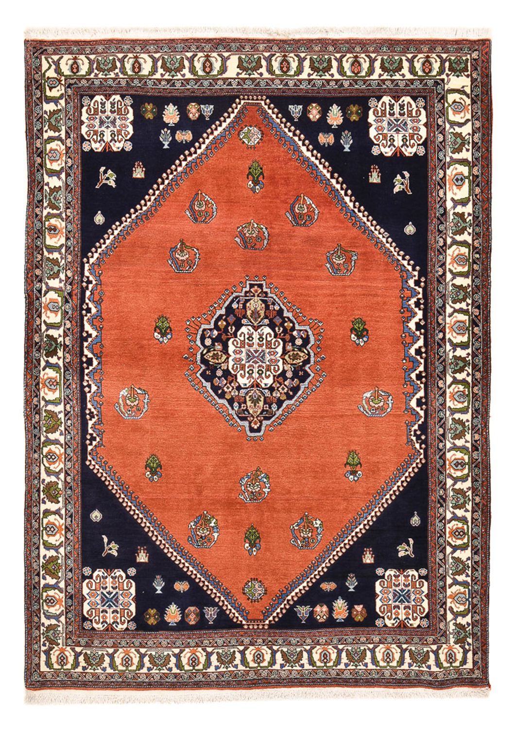 Alfombra Gabbeh - Persa Kashkuli - 260 x 180 cm - rojo