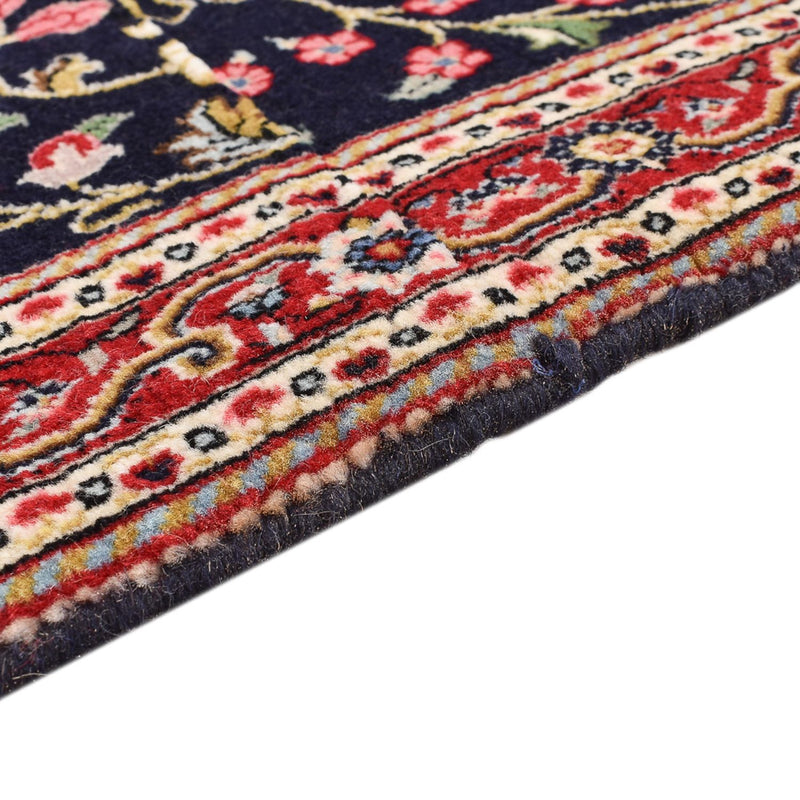 Alfombra de pasillo Alfombra Persa - Ghom - Royal - 182 x 55 cm - azul oscuro