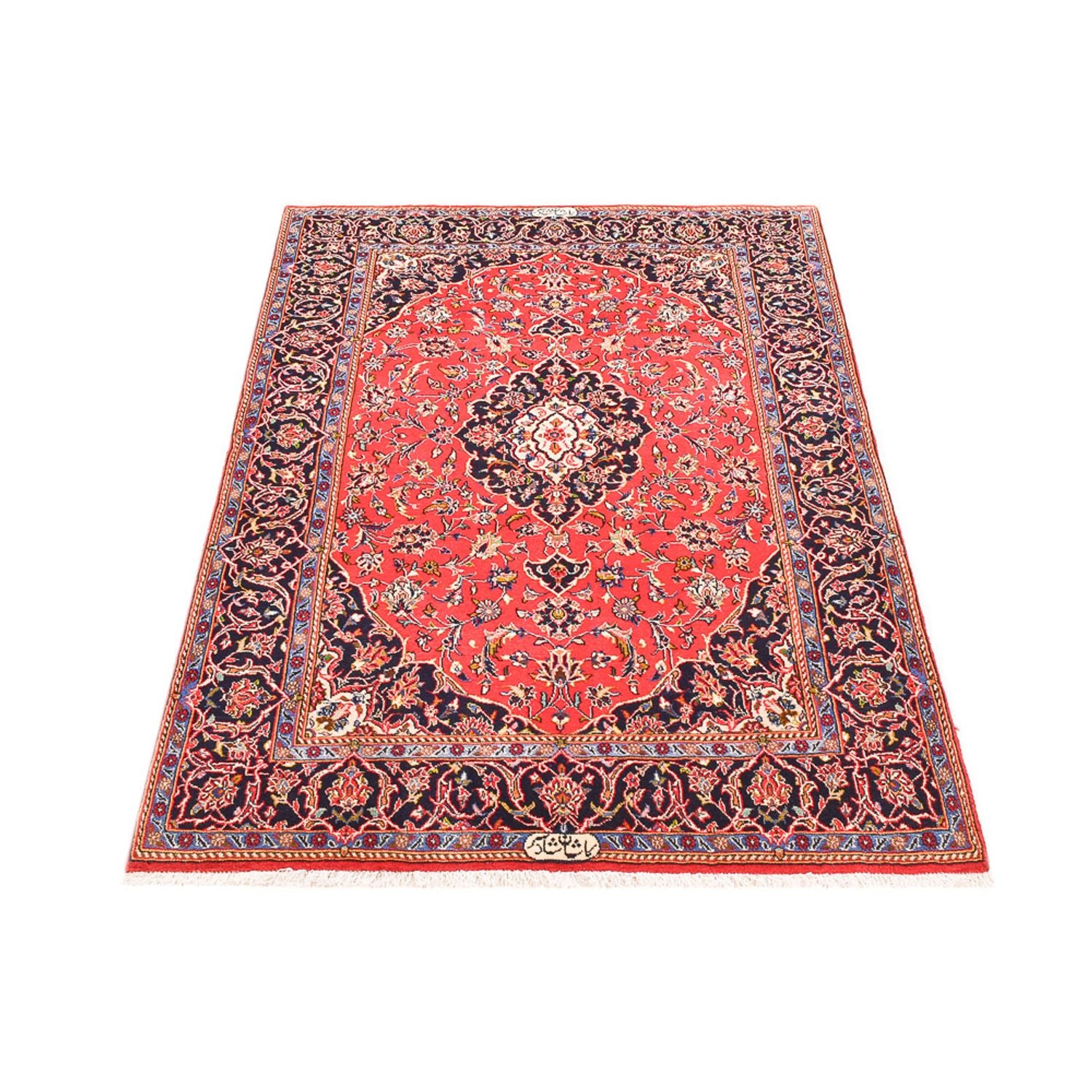Alfombra persa - Keshan - 175 x 118 cm - rojo