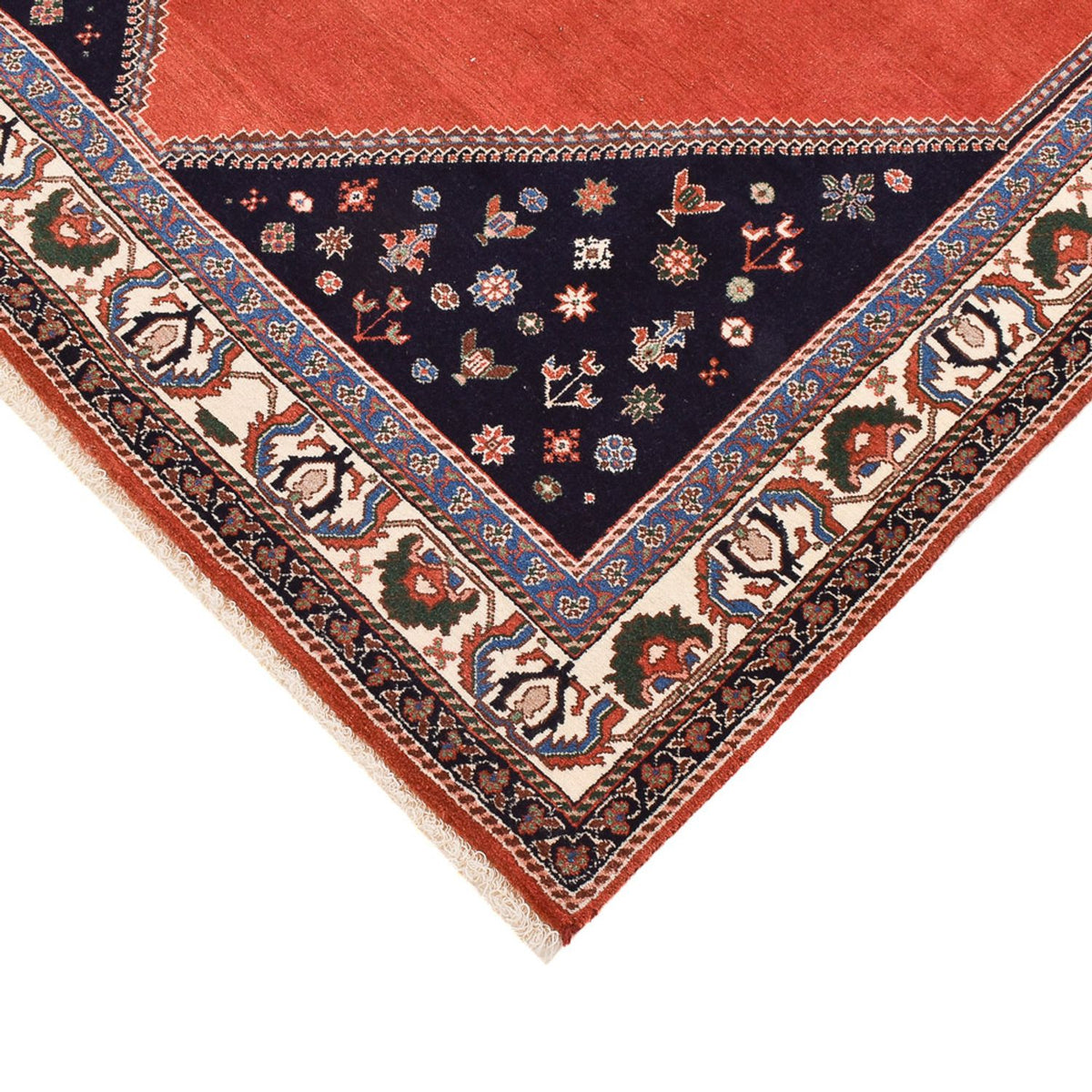 Alfombra Gabbeh - Persa Kashkuli - 228 x 139 cm - rojo