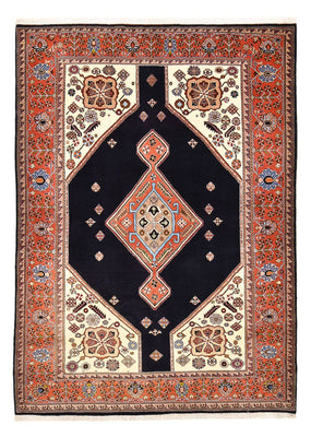 Alfombra Gabbeh - Persa Kashkuli - 250 x 180 cm - azul oscuro