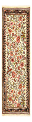 Alfombra de pasillo Alfombra Persa - Ghom - Royal - 204 x 57 cm - beige