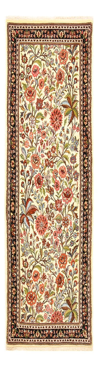 Alfombra de pasillo Alfombra Persa - Ghom - Royal - 204 x 57 cm - beige